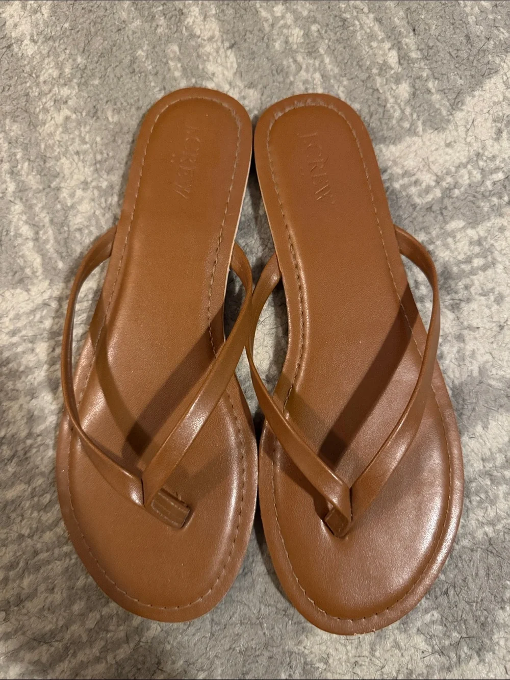 J. Crew Thong Sandals- brown and black - Picture 3 of 4
